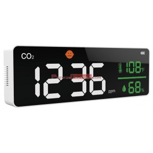 Panel medidor de CO2 monitor de calidad del aire mural / sobremesa