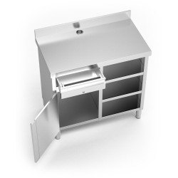 Mueble cafetero inox básic 107x60