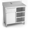 Mueble cafetero inox básic 107x60