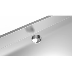 Mueble cafetero inox doble 157x60 cm