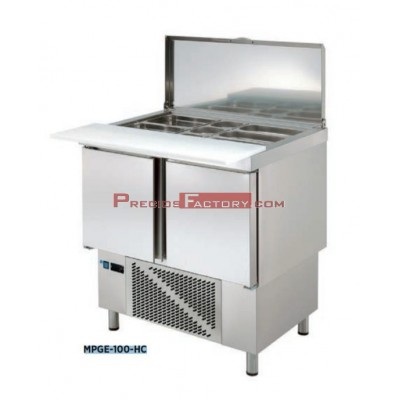 Mesa refrigerada para preparación de ensalada y pizza. MPGE-100 HC