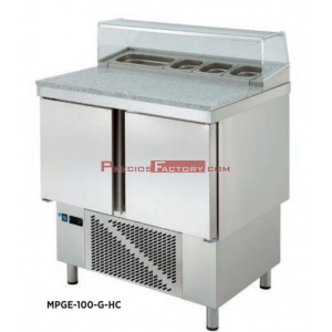 Mesa refrigerada para preparación de ensalada y pizza. MPGE-100-G HC