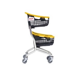 CARRO DE LA COMPRA COMPACT DOBLE CESTA 35L + 35L