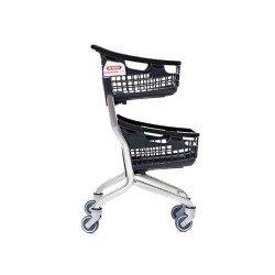 CARRO DE LA COMPRA COMPACT DOBLE CESTA 35L + 35L