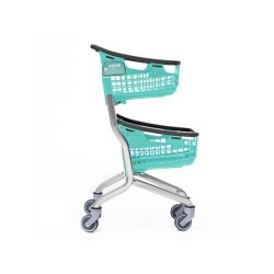CARRO DE LA COMPRA COMPACT DOBLE CESTA 35L + 35L