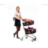 CARRO DE LA COMPRA COMPACT DOBLE CESTA 35L + 35L