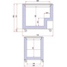 Congelador horizontal puerta de cristal. NLFG-195
