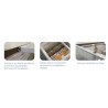 Congelador horizontal puerta de cristal. NLFG-195
