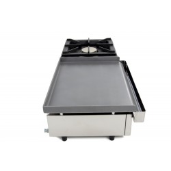 PLANCHA ASAR GAS CON FOGON