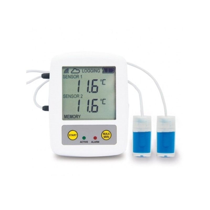 REGISTRADOR TEMPERATURA con sonda de glicol inalambrico WiFi, CHR-Wx11-Pharm