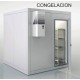 Cámara congelación con equipo frigorífico y estanterias