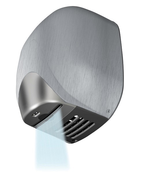 Secamanos óptico inoxidable satinado ultrarápido