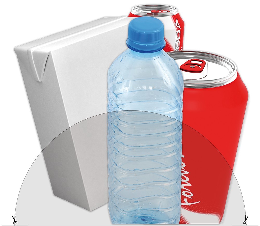 Adhesivo reciclar envases y plásticos