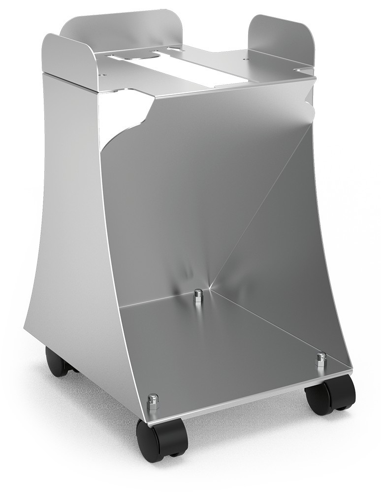 Elevador inox para cesta de supermercado