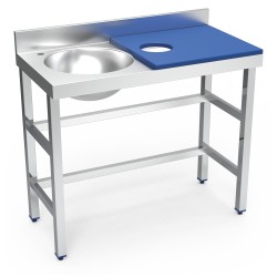 MESA PREPARACION Y LAVADO 100X50