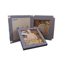 Caja pizza fácil montaje 100 unidades