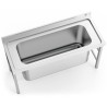 FREGADERO GRAN CAPACIDAD 1 CUBETA 1000X600X850 MM.