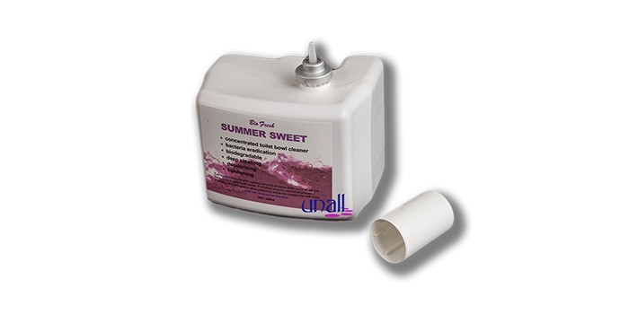Carga para bacteriostático con mecha para ambientador aroma summer sweet. Modelo: CBP002