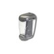 Dispensador de jabón con tapadera ABS color acero líquido modelo Teyde, fabricado en policarbonato, con sistema anti-goteo