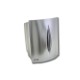 Dispensador para rollo seca-manos o mecha fabricado en abs de color "acero líquido" con llave y visor de nivel del papel