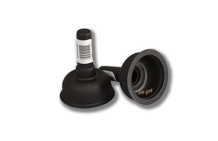 Desatascador de 9 cm diámetro, mini liso, especial para fregadores, lavabos y espacios reducidos. Modelo: DSF002