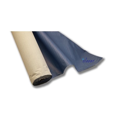 Rollo 1.20x50 mt de mantel azul de papel de 40gr.1 rollo.