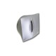 Porta-rollos modelo Elite para papel higiénico fabricado en abs de color "acero líquido" con llave y visor del nivel del rollo