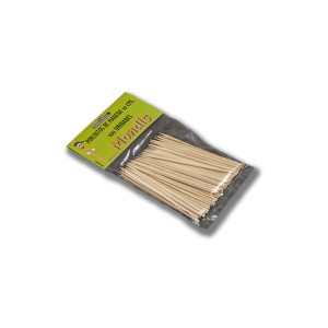 Palillo para pincho de madera de 10 cms de bambú
