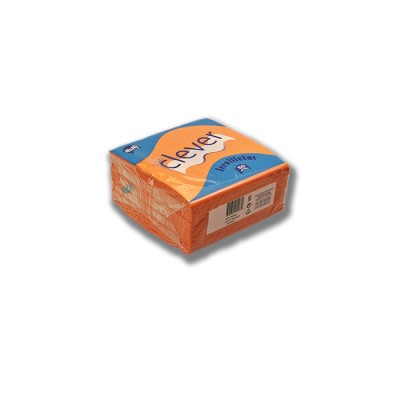 Servilleta para comedor de color naranja 40x40 de 2 capas en calidad tissue Punta-Punta