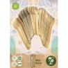 Tenedor fabricado en madera de pino 16 cm