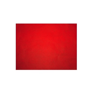 Mantel 120x120 de color rojo, fabricado en polipropileno y celulosa