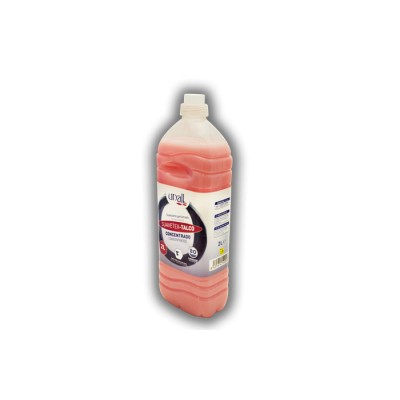 Suavizante perfumado suavetex-talco  de color rosa de alta concentración para todo tipo de ropa