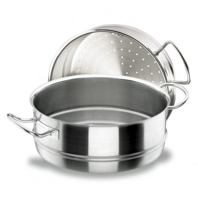 Cacerola vapor 28 cm. chef-inox