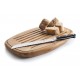 TABLA CORTE PAN OVAL BAMBU 40X27X3 CM