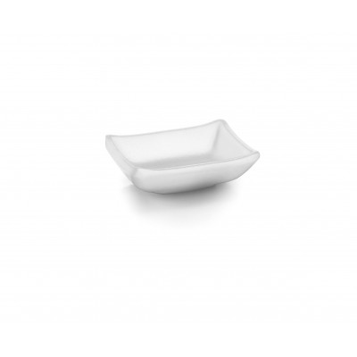 FUENTE SALSA MINI MELAMINA WHITE 9X7X3CM