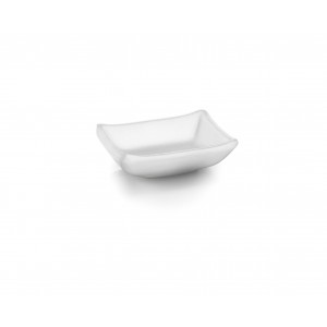 FUENTE SALSA MINI MELAMINA WHITE 9X7X3CM