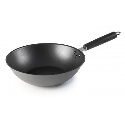 Wok acero antiadherente d.28 cm