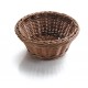 CESTA DE PAN REDONDA MARRON 19X19X8