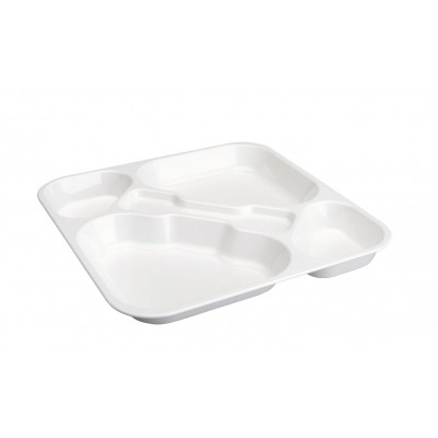 Bandeja autos. pc bpa-free 33x33 blanca