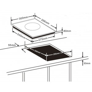 PLACA DE INDUCCION PORTATIL 2000W