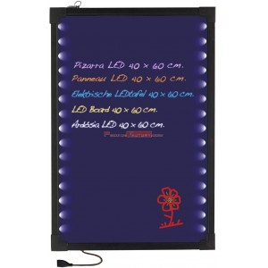 PIZARRA ELECTRICA LEDS 40X60 CM