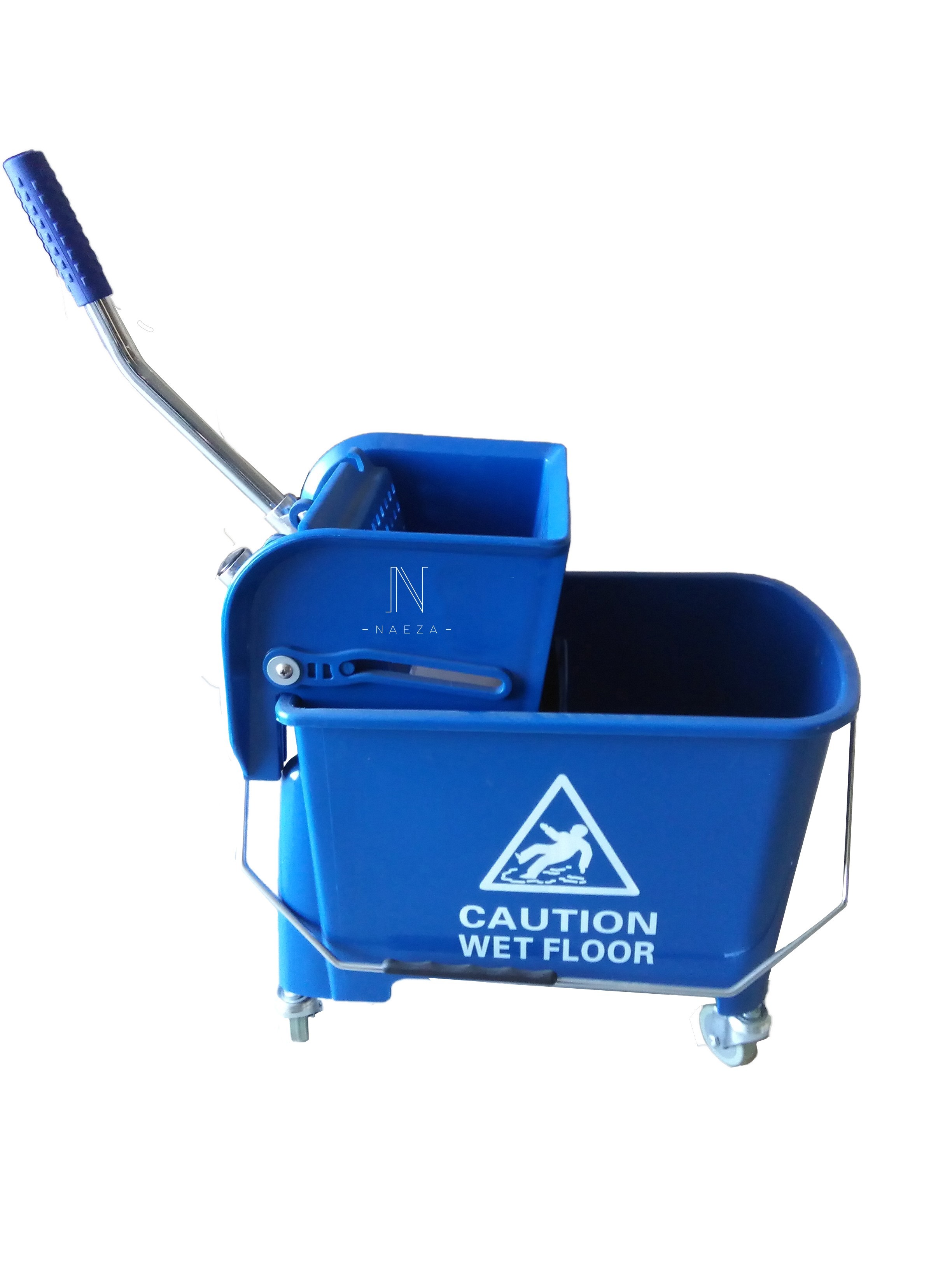 Carro de limpieza cubo escurridor de 20 l con prensa y ruedas marca jami. Cubo escurridor 20 lt.