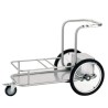 CARRO DOBLE VIAL EN ACERO INOX.