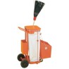 CARRO DE LIMPIEZA EQUIPADO CON CUBETA PORTA ÚTILES