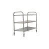 CARRO CAMARERA 3 BANDEJAS INOX.