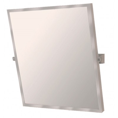 Espejo reclinable marco acero inox. pulido 700x500