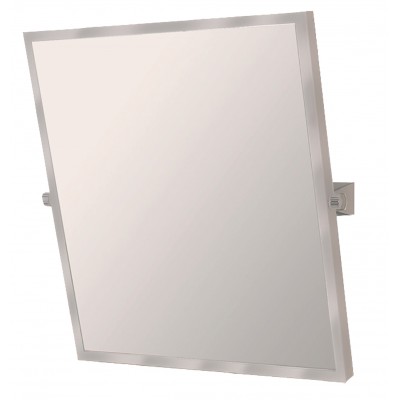 Espejo reclinable marco acero inox. pulido 800x600