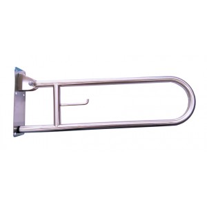 BARRA ABATIBLE 80 CM ACERO INOX BRILLO