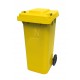 CUBO CONTENEDOR 120 LT. AMARILLO.