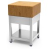 TAJO MADERA ABEDUL C/FALDON C/ENTREP 400X400X900 M